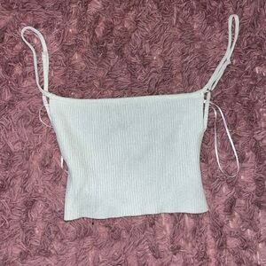 Backless white edikted tank top🤍 worn once